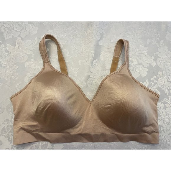 Bali Comfort Revolution Glide‎ Wire Free Beige Bra Size XL 6549 - Picture 1 of 6